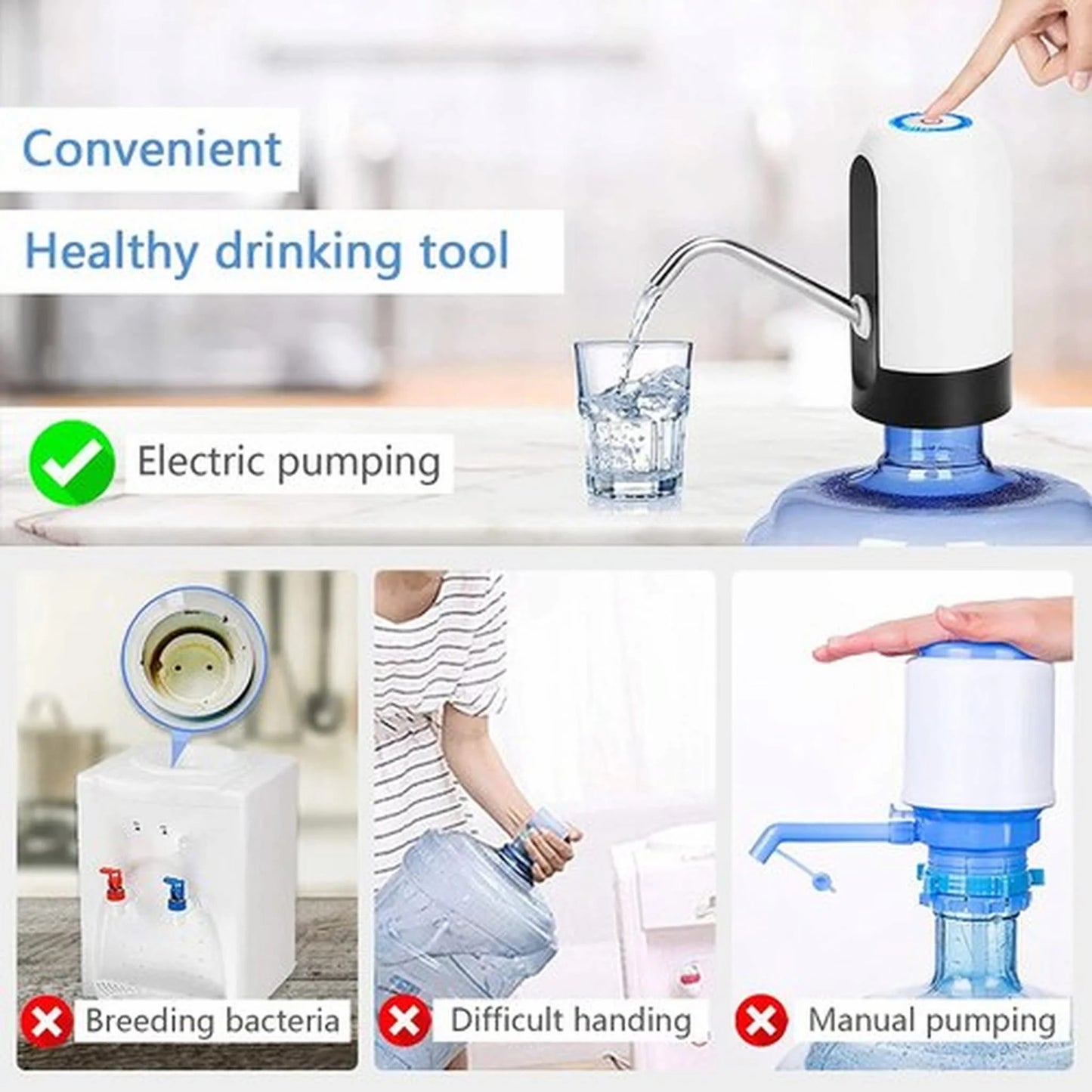 Electric Portable Water Dispenser Pump