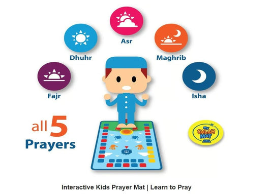 Kids Prayer Mat (Islamic Mat for Children Education)